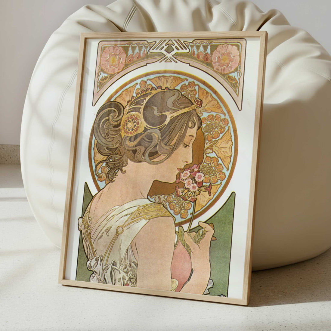 Primrose (1899) by Alphonse Mucha – Art Print - Interior inspiration