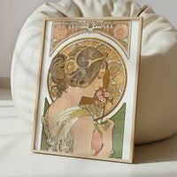 Primrose (1899) by Alphonse Mucha – Art Print - Interior inspiration