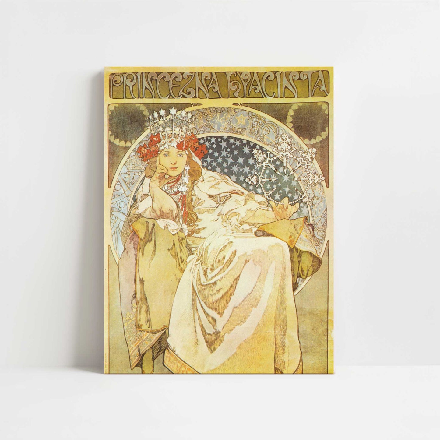 Princess Hyacinth (1911) by Alphonse Mucha – Art Print - Unframed art print