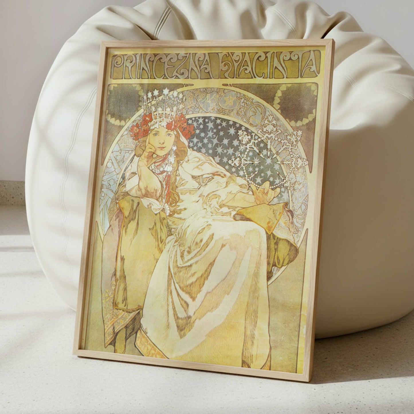 Princess Hyacinth (1911) by Alphonse Mucha – Art Print - Interior inspiration