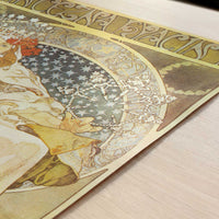 Princess Hyacinth (1911) by Alphonse Mucha – Art Print - Close-up detail of the art print