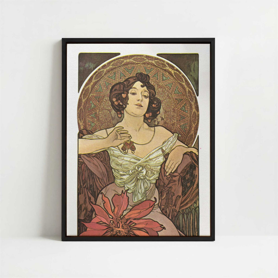 Framed Canvas - Framed canvas in black frame
