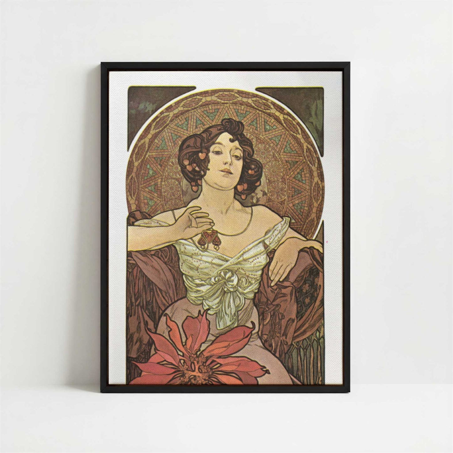 Framed Canvas - Framed canvas in black frame