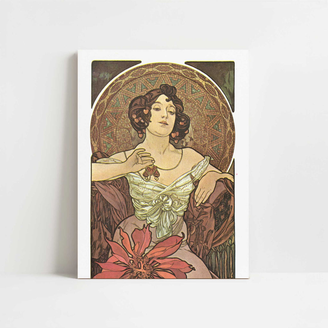 Ruby (1900) by Alphonse Mucha – Art Print - Unframed art print
