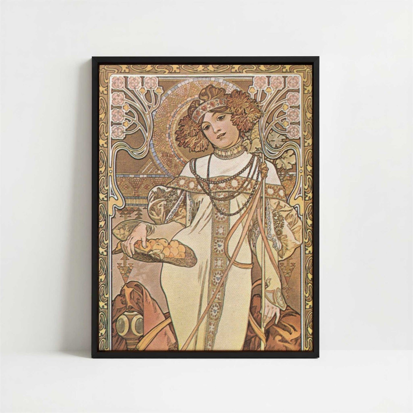 Framed Canvas - Framed canvas in black frame