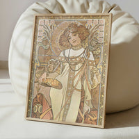 Seasons, Autumn (c.1900) by Alphonse Mucha – Art Print - Interior inspiration