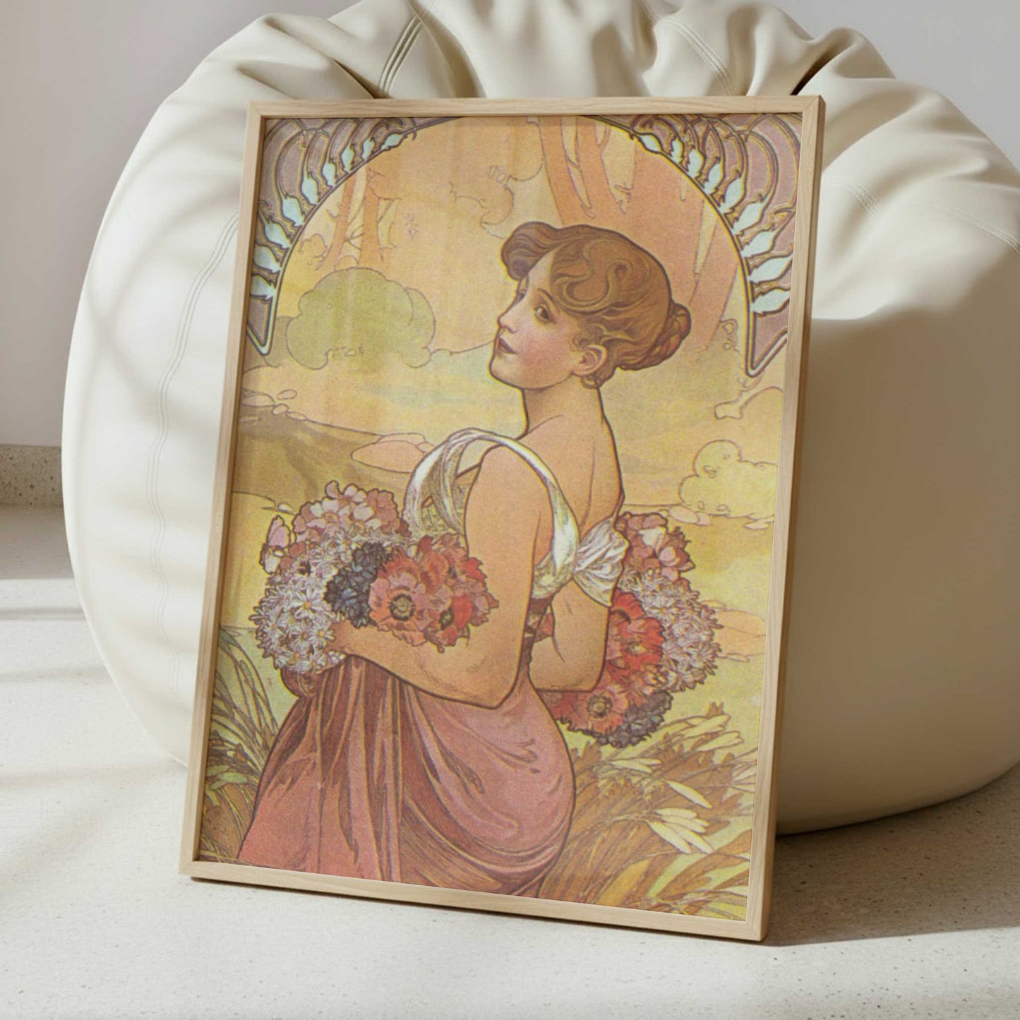 Seasons, Summer (c.1900) by Alphonse Mucha – Art Print - Interior inspiration
