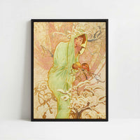 Framed Canvas - Framed canvas in black frame