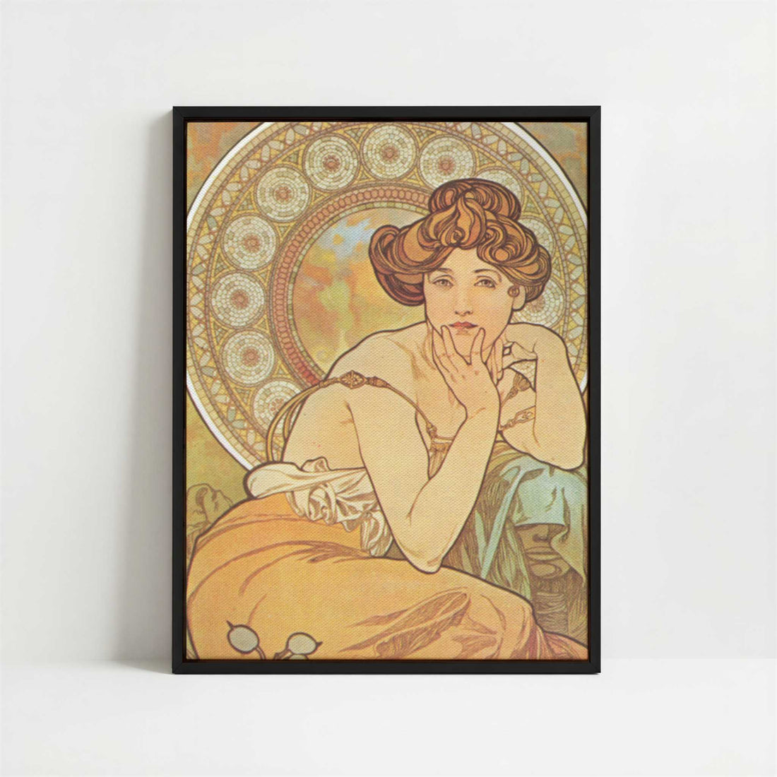 Framed Canvas - Framed canvas in black frame