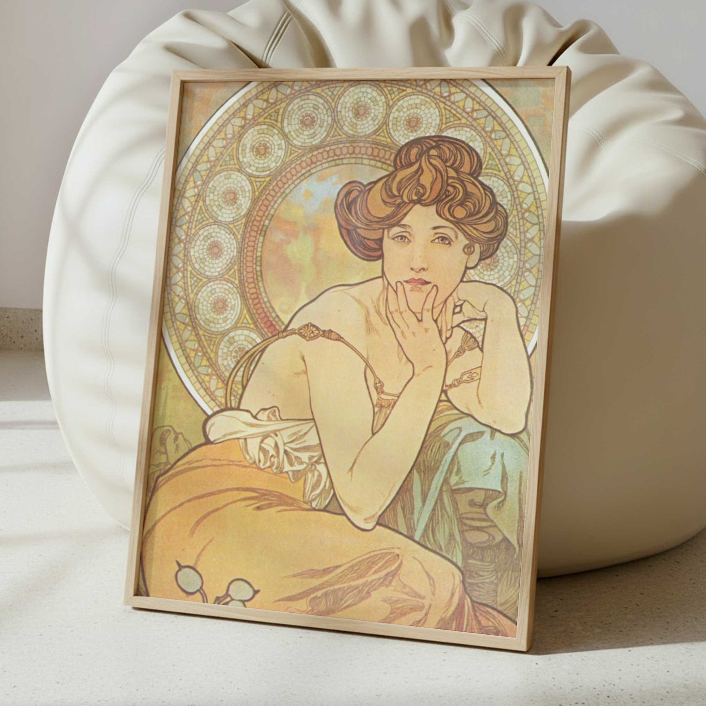 Topaz (1900) by Alphonse Mucha – Art Print - Interior inspiration
