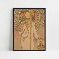 Framed Canvas - Framed canvas in black frame