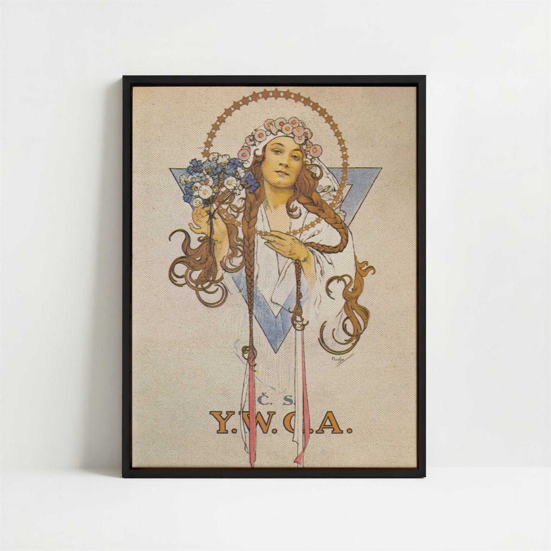 Framed Canvas - Framed canvas in black frame