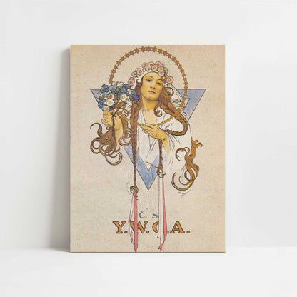 YWCA (c.1922) by Alphonse Mucha – Art Print - Unframed art print