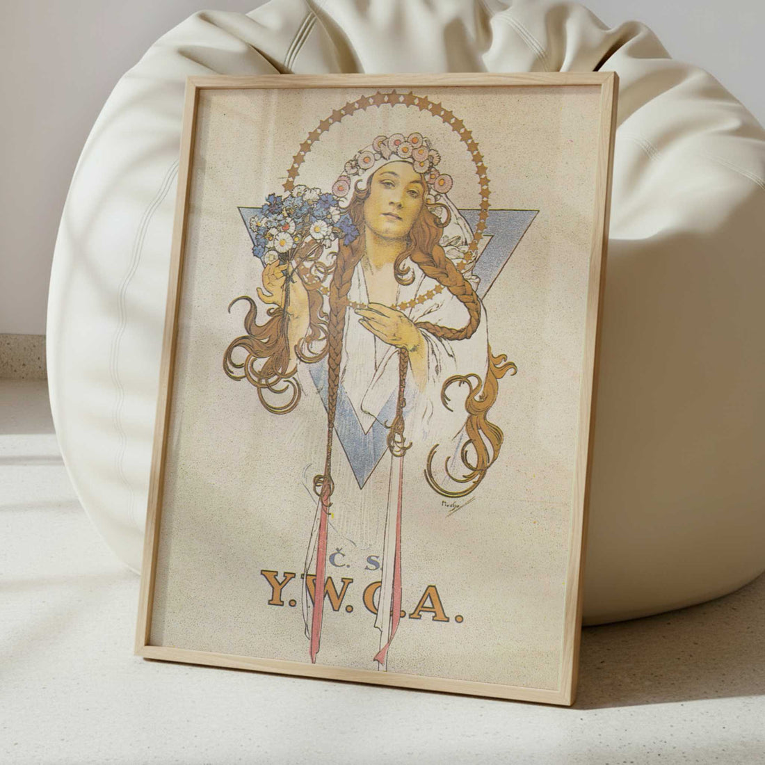 YWCA (c.1922) by Alphonse Mucha – Art Print - Interior inspiration