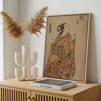 Framed Canvas - Framed canvas in a stylish interior setting