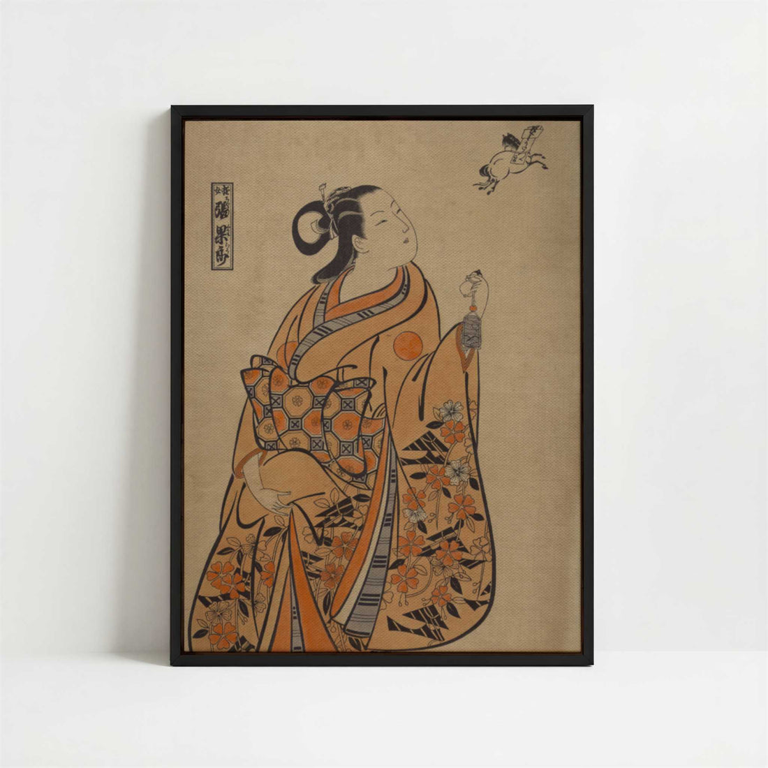 Framed Canvas - Framed canvas in black frame