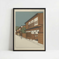 Framed Canvas - Framed canvas in black frame