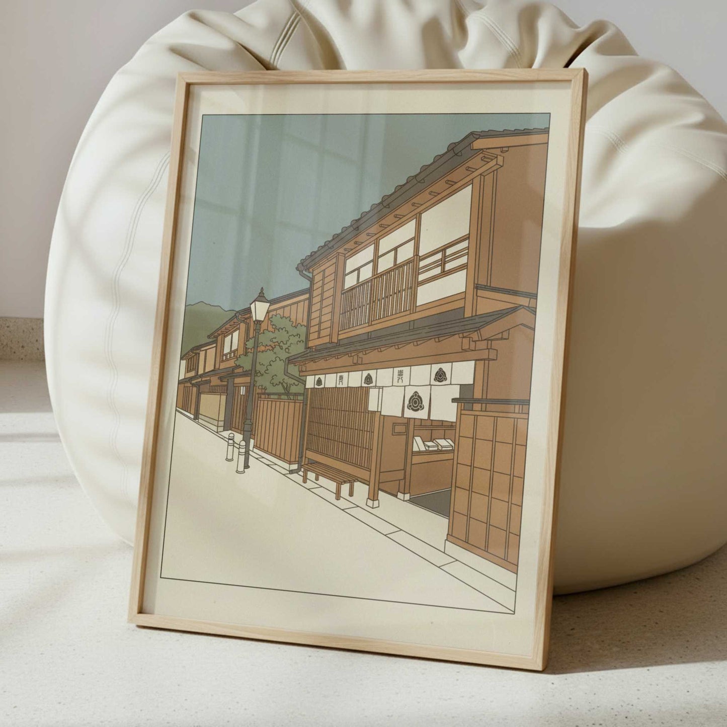 Old Streets of Kanazawa - Art Print - Interior inspiration