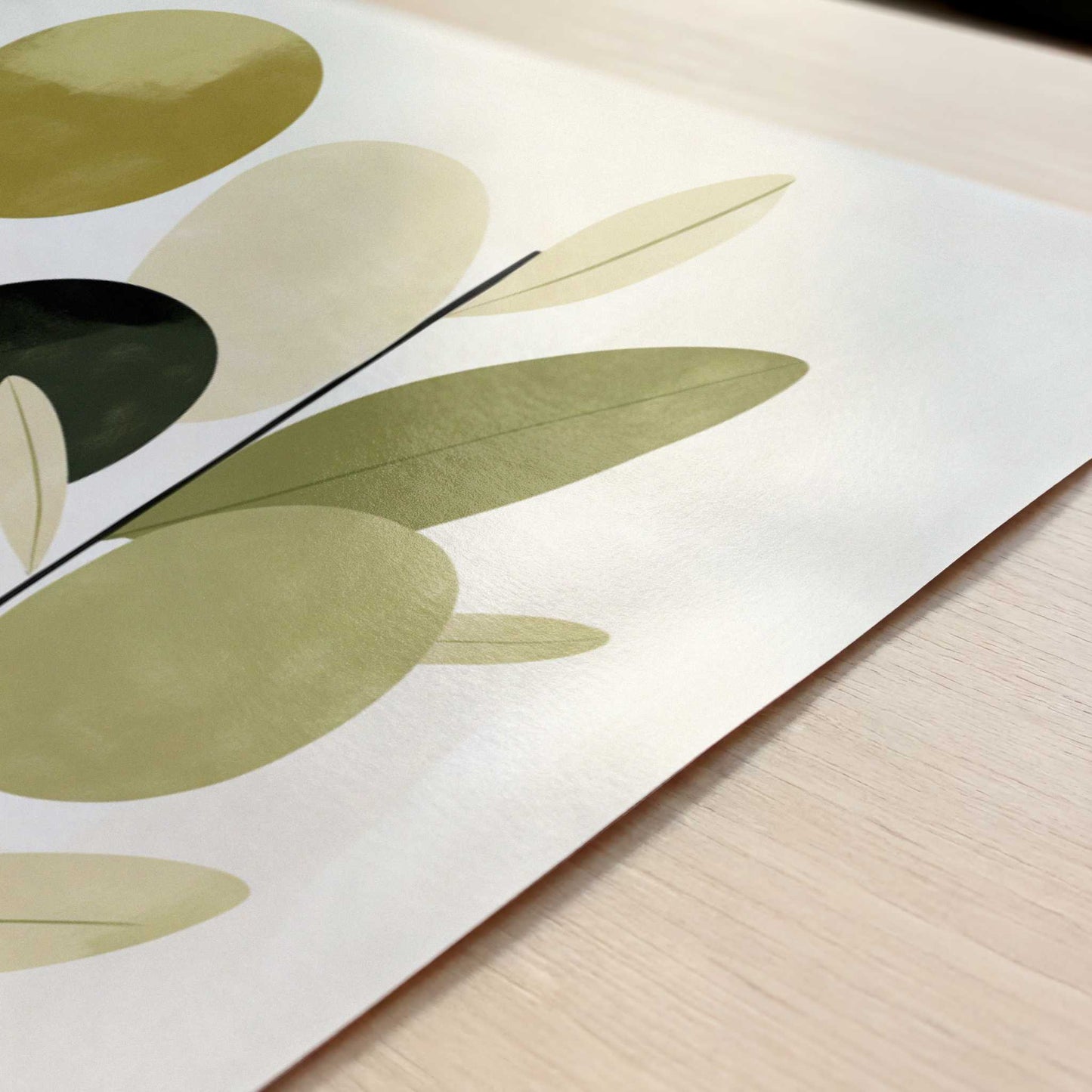 Olives in Bohemian Style - Art Print - Close-up detail of the art print