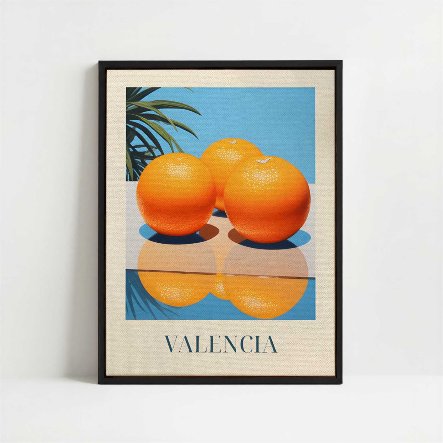 Framed Canvas - Framed canvas in black frame