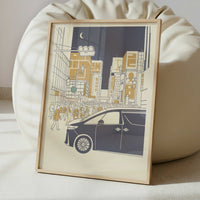 Osaka After Dark - Art Print - Interior inspiration