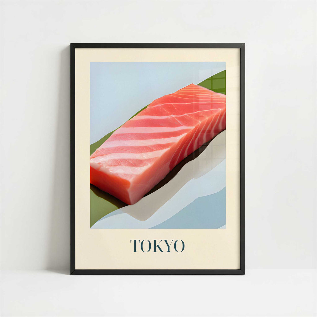 Otoro Tuna from Tokyo, Japan - Art Print - Art print in black frame