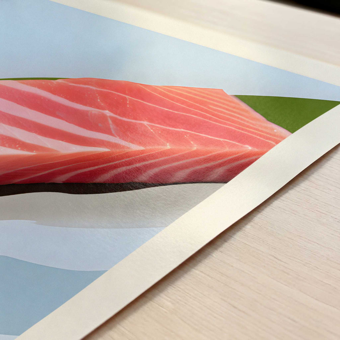 Otoro Tuna from Tokyo, Japan - Art Print - Close-up detail of the art print