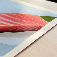Otoro Tuna from Tokyo, Japan - Art Print - Close-up detail of the art print