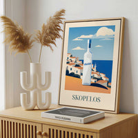 Framed Canvas - Framed canvas in a stylish interior setting