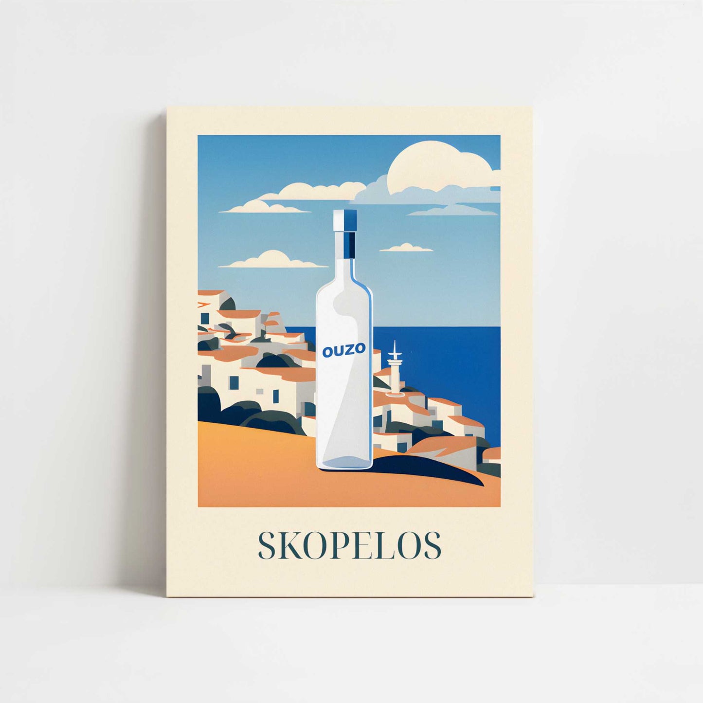 Ouzo from Skopelos, Greece - Art Print - Unframed art print