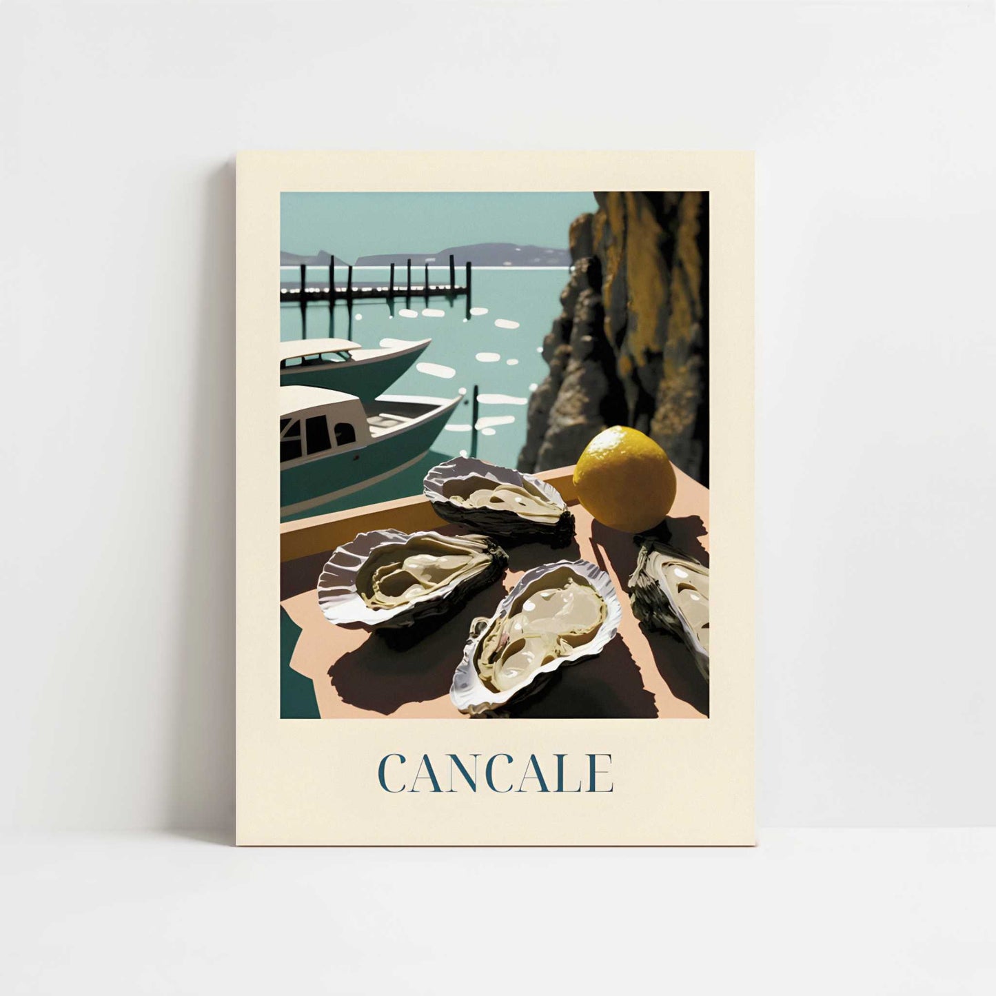 Oysters from Cancale, France - Art Print - Unframed art print
