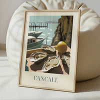 Oysters from Cancale, France - Art Print - Interior inspiration