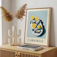 Framed Canvas - Framed canvas in a stylish interior setting
