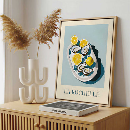 Framed Canvas - Framed canvas in a stylish interior setting