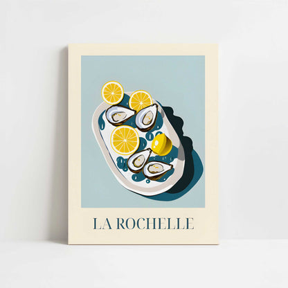 Oysters from La Rochelle, France - Art Print - Unframed art print