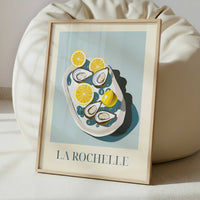 Oysters from La Rochelle, France - Art Print - Interior inspiration