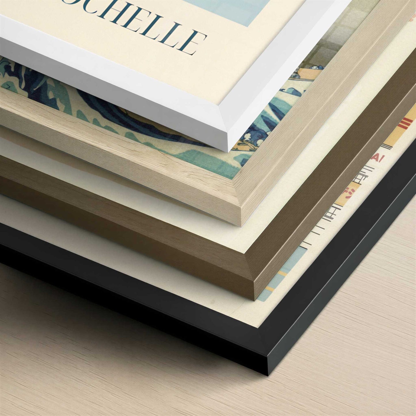 Oysters from La Rochelle, France - Art Print - Close-up detail of the different frames