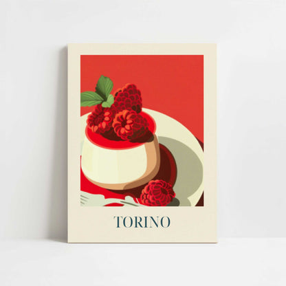 Panna Cotta from Torino, Italy - Art Print - Unframed art print