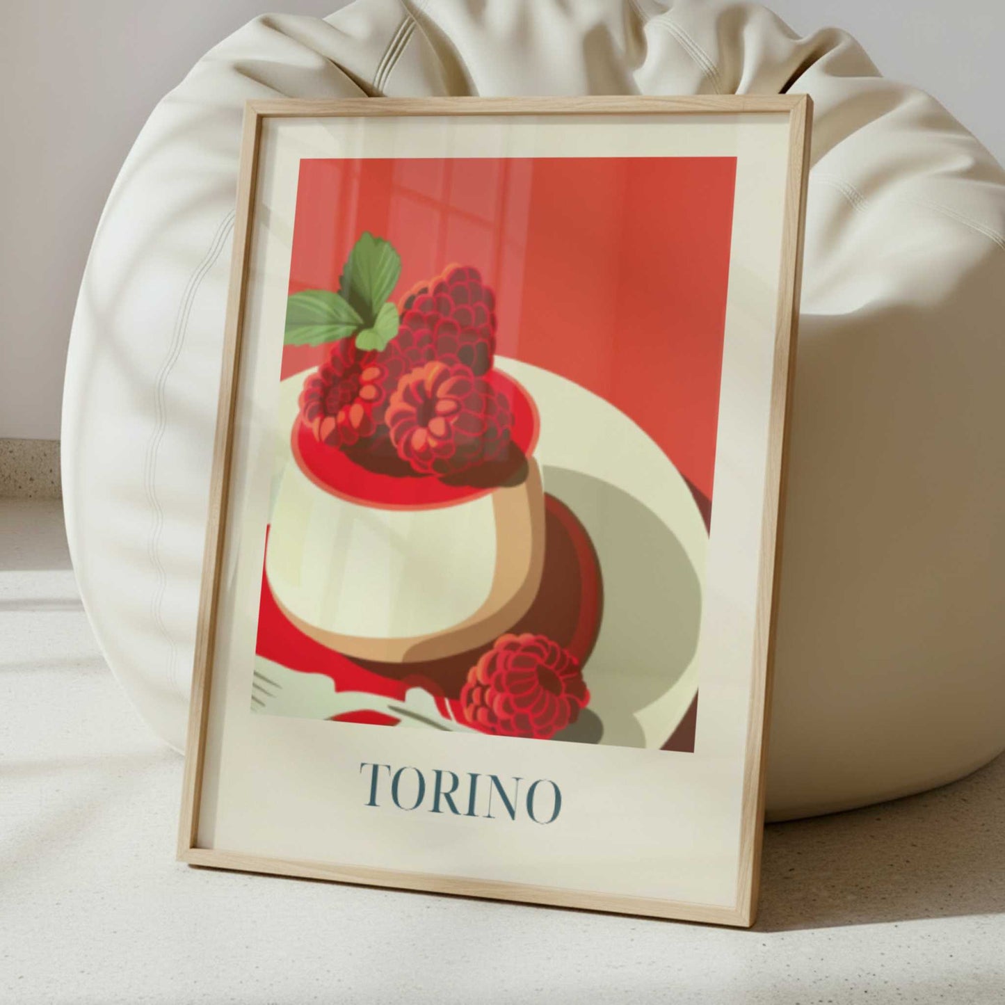 Panna Cotta from Torino, Italy - Art Print - Interior inspiration