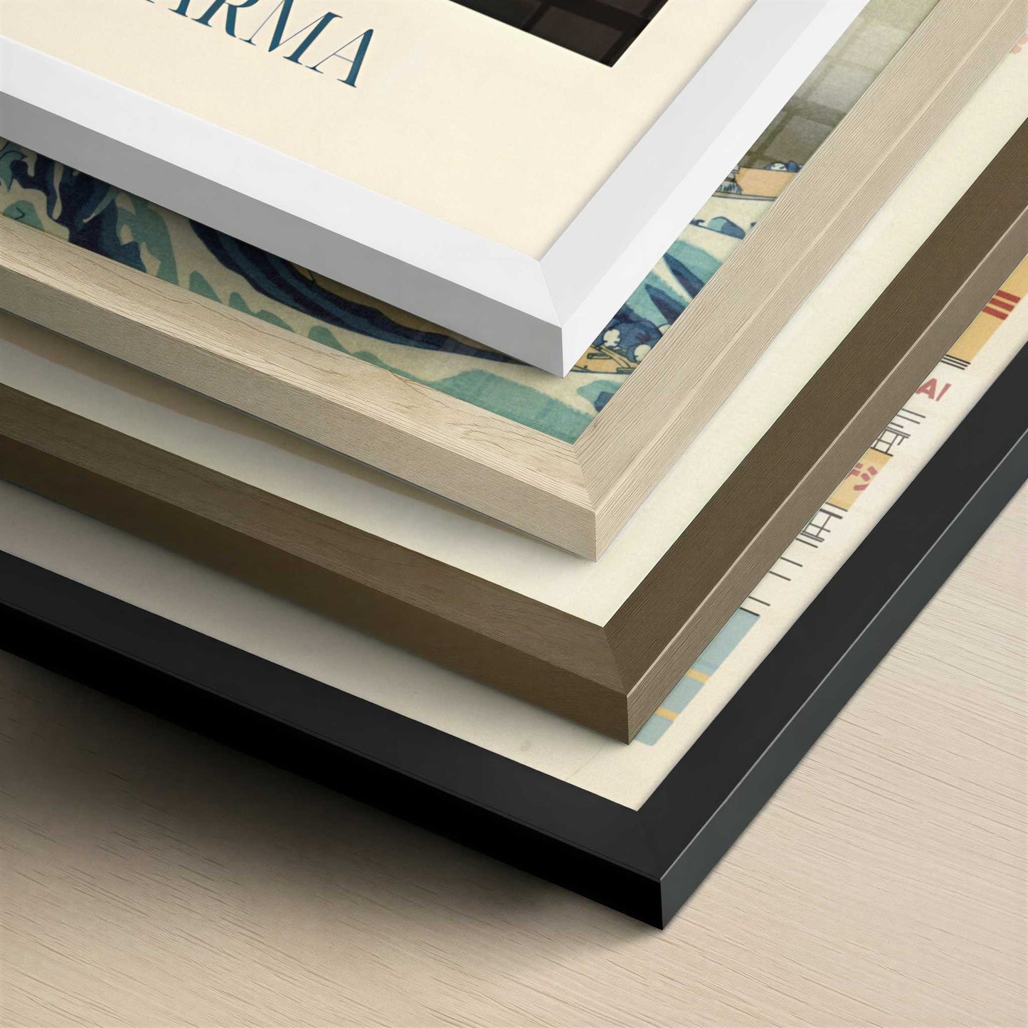 Parmesan Cheese from Parma, Italy - Art Print - Close-up detail of the different frames