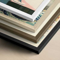 Pasion Fruit in Bohemian Style - Art Print - Close-up detail of the different frames