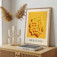 Framed Canvas - Framed canvas in a stylish interior setting