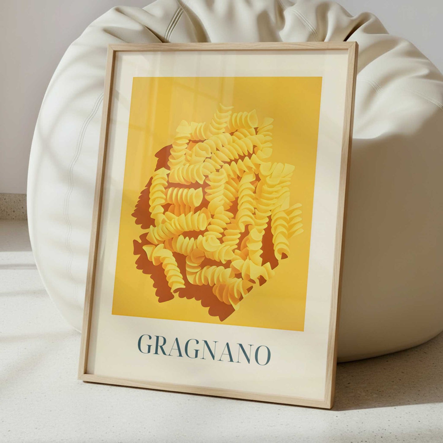 Pasta from Gragnano, Italy - Art Print - Interior inspiration