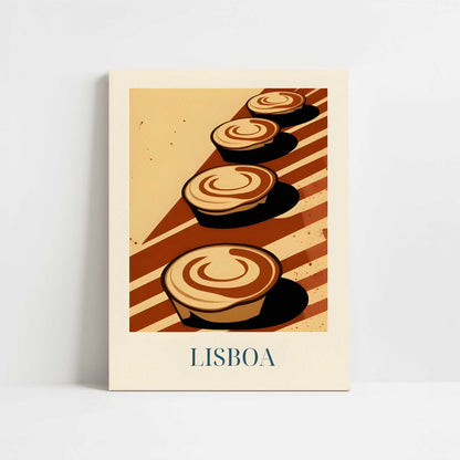 Pastel de Nata from Lisbon, Portugal - Art Print - Unframed art print
