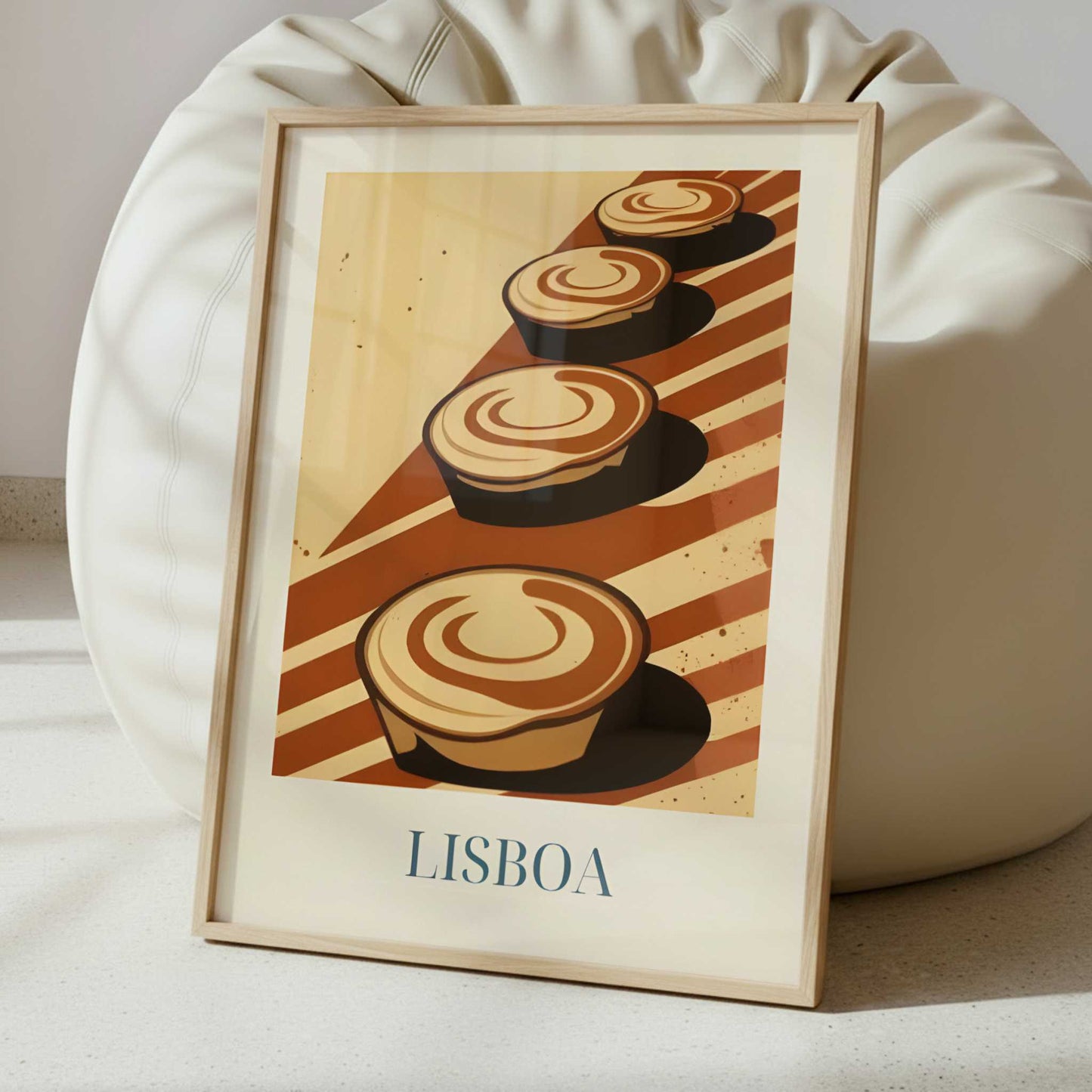 Pastel de Nata from Lisbon, Portugal - Art Print - Interior inspiration