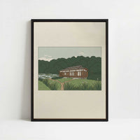 Framed Canvas - Framed canvas in black frame