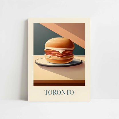 Peameal bacon from Toronto, Canada - Art Print - Unframed art print