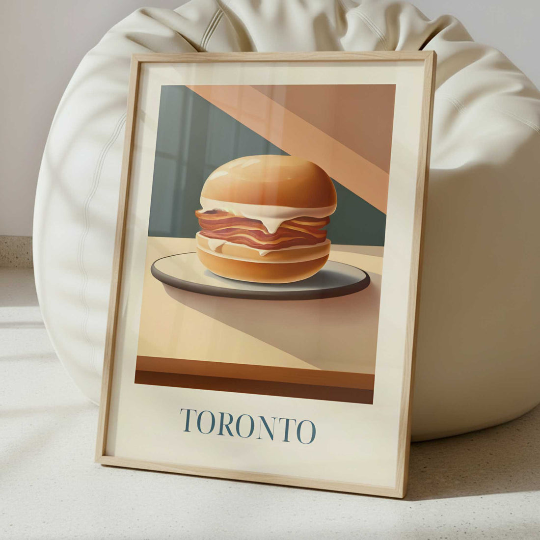 Peameal bacon from Toronto, Canada - Art Print - Interior inspiration
