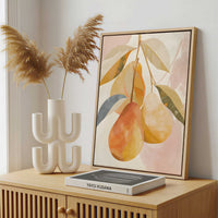 Framed Canvas - Framed canvas in a stylish interior setting