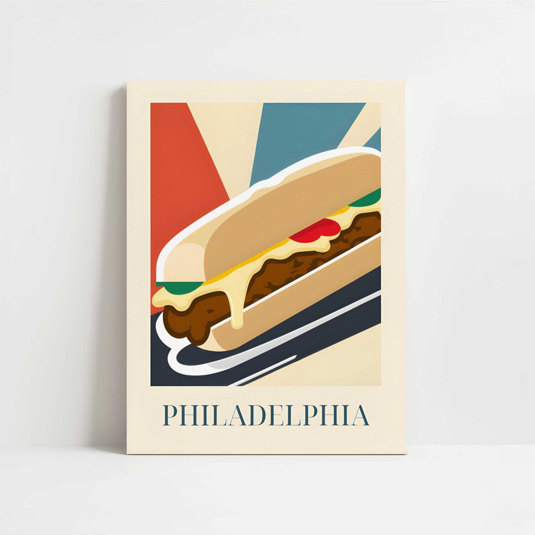 Philly Cheesesteak from Philadelphia, USA - Art Print - Unframed art print